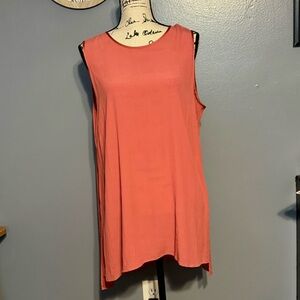 Loft Blouse with Zipper Back Closure